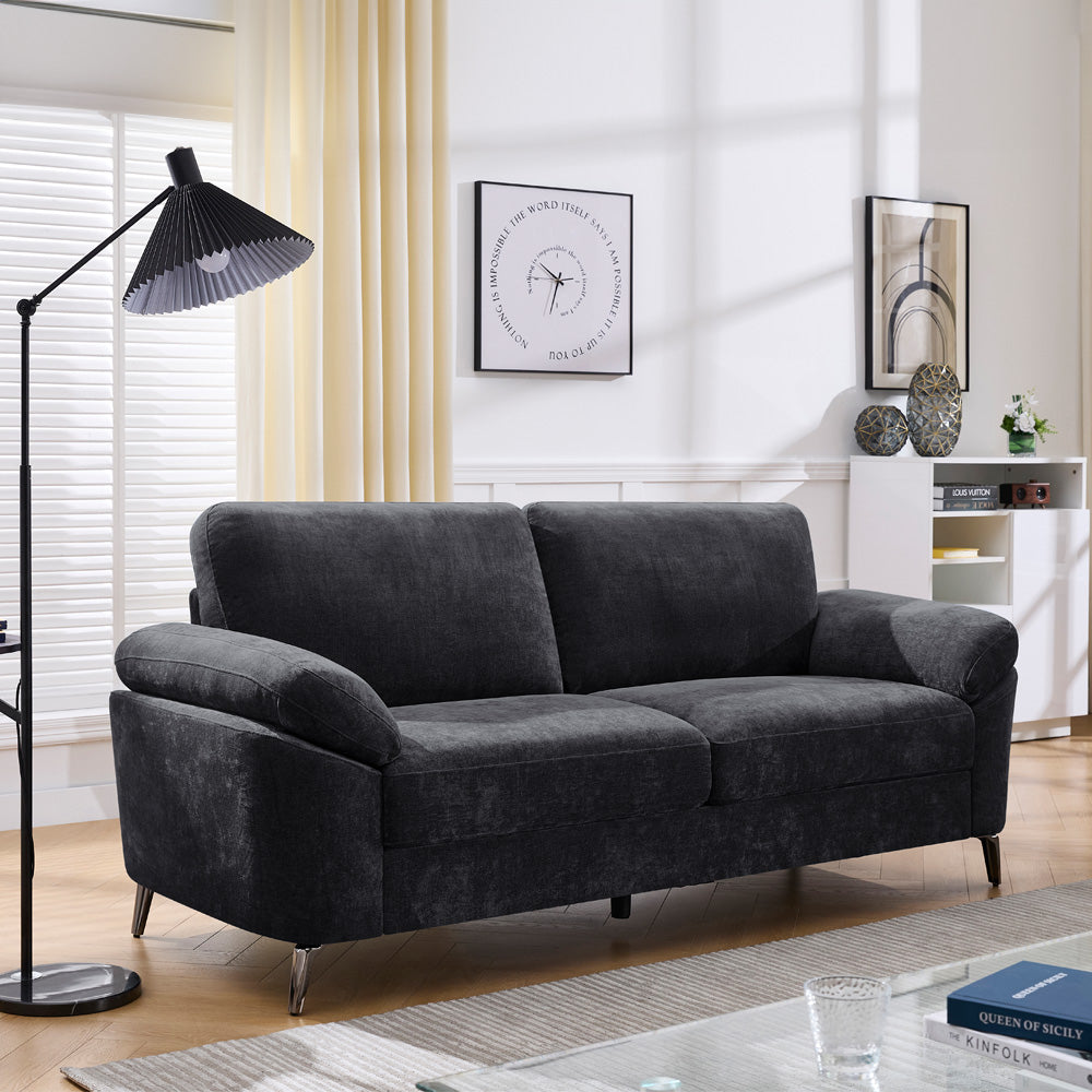 Cammy 3 Seater Black