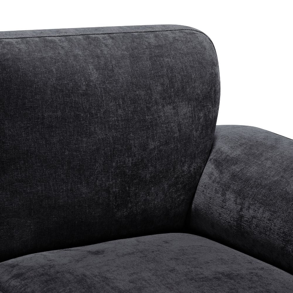 Cammy 3 Seater Black