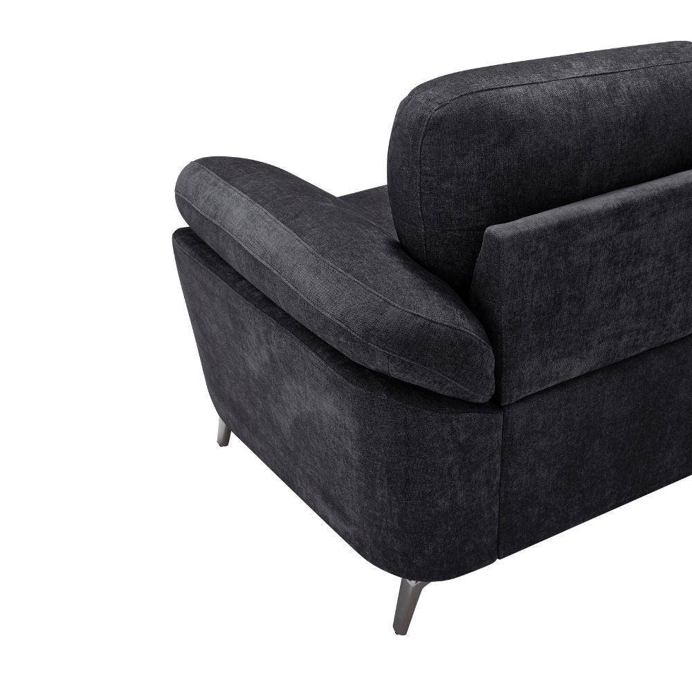 Cammy 3 Seater Black