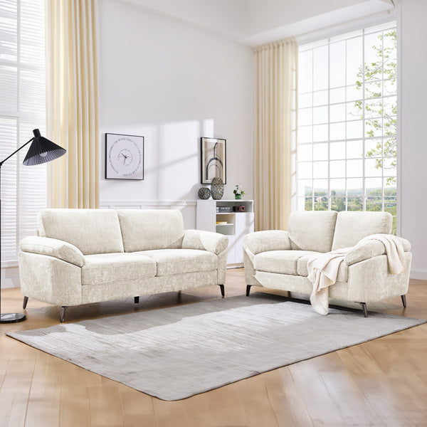 Cammy 3 seater Cream
