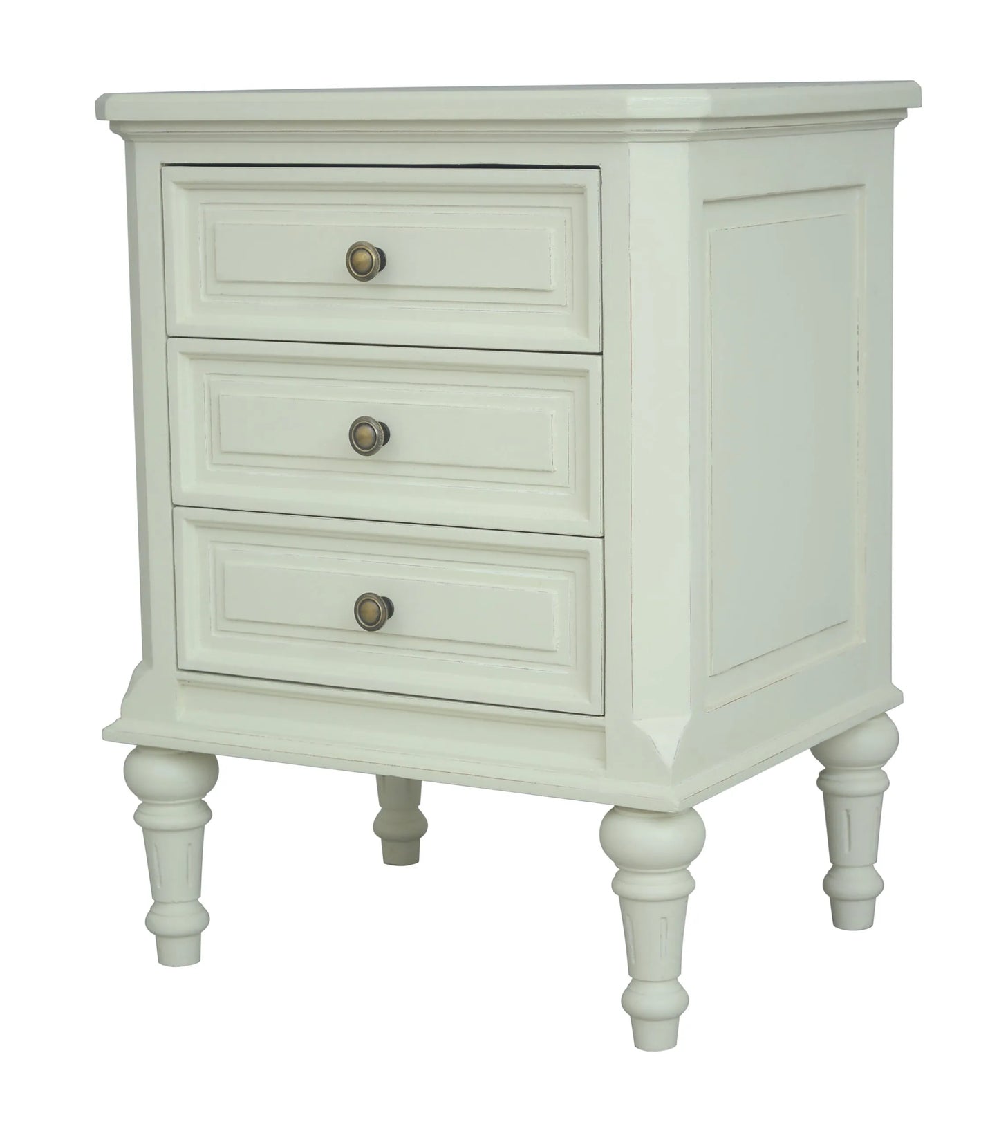Nessa 3 Drawer Beside Locker - Lime White