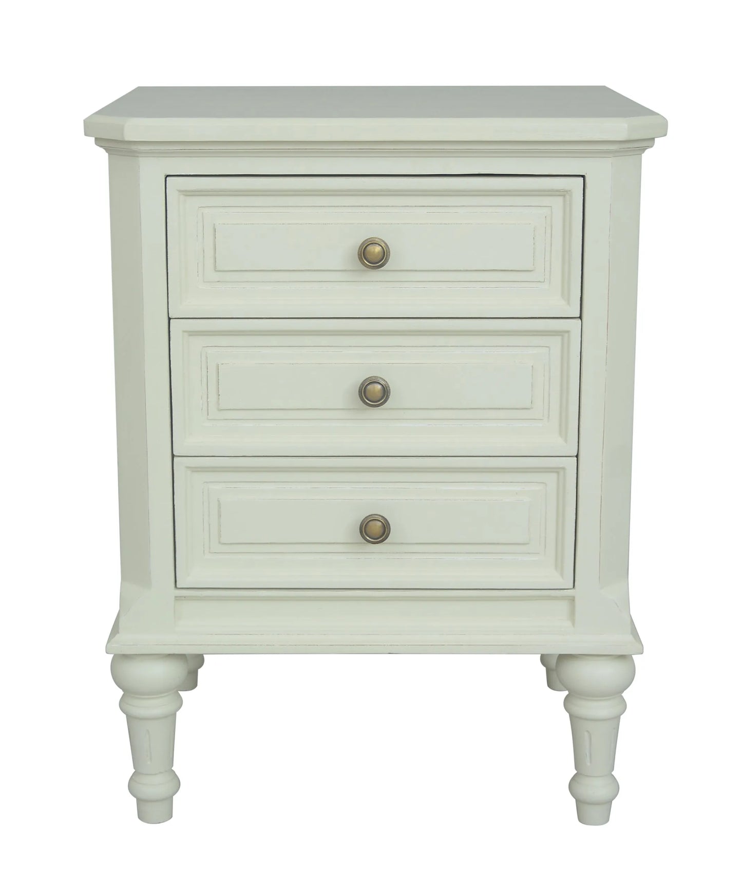 Nessa 3 Drawer Beside Locker - Lime White