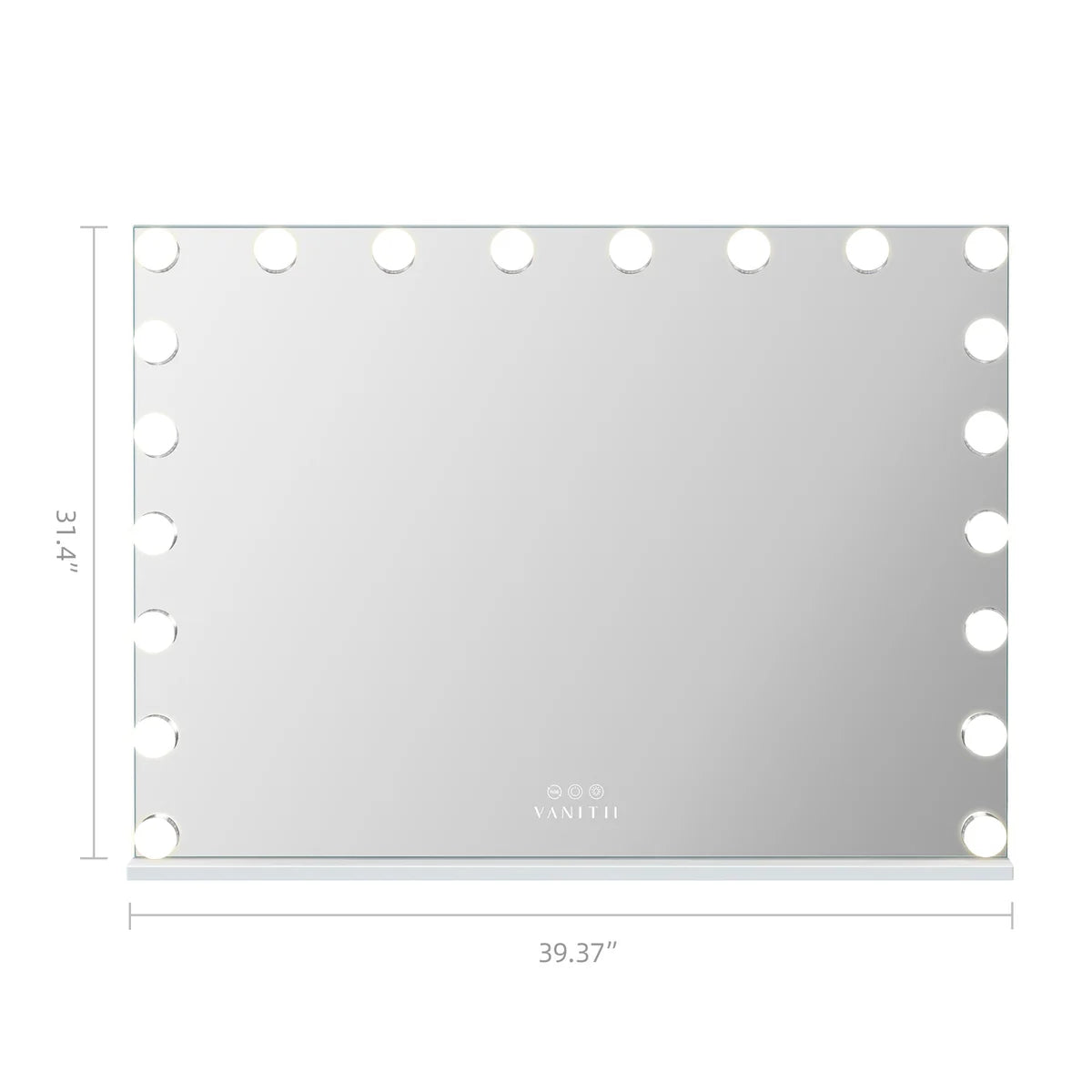 20 Bulb Hollywood Mirror with RGB Light