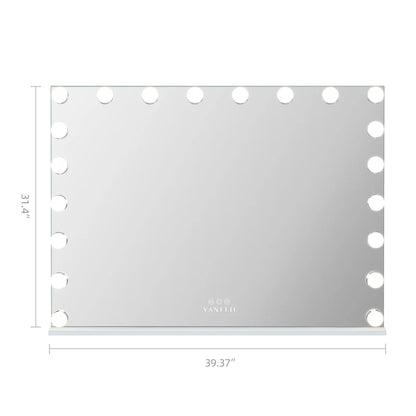 20 Bulb Hollywood Mirror with RGB Light