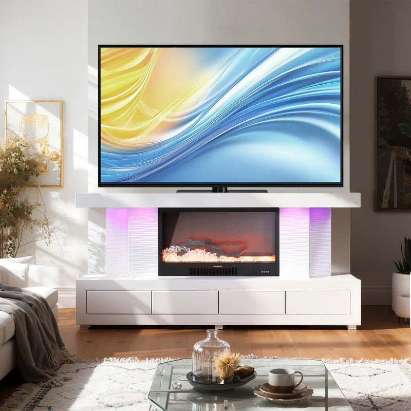 LED Fireplace Low