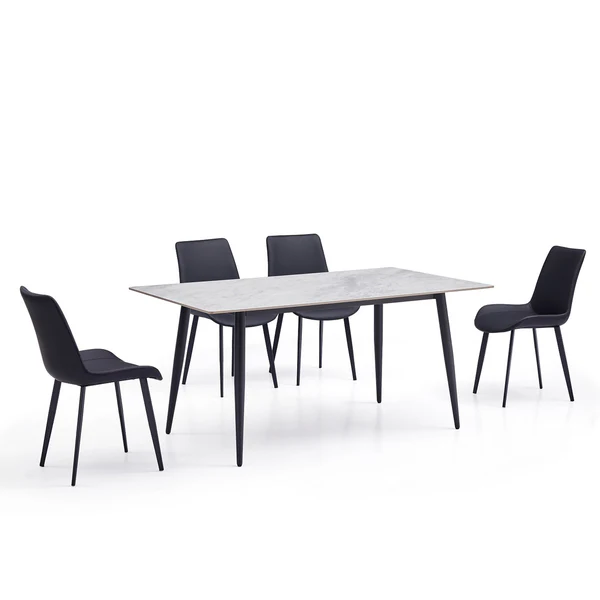 Frank Dining Set (Table & 4 Chairs)