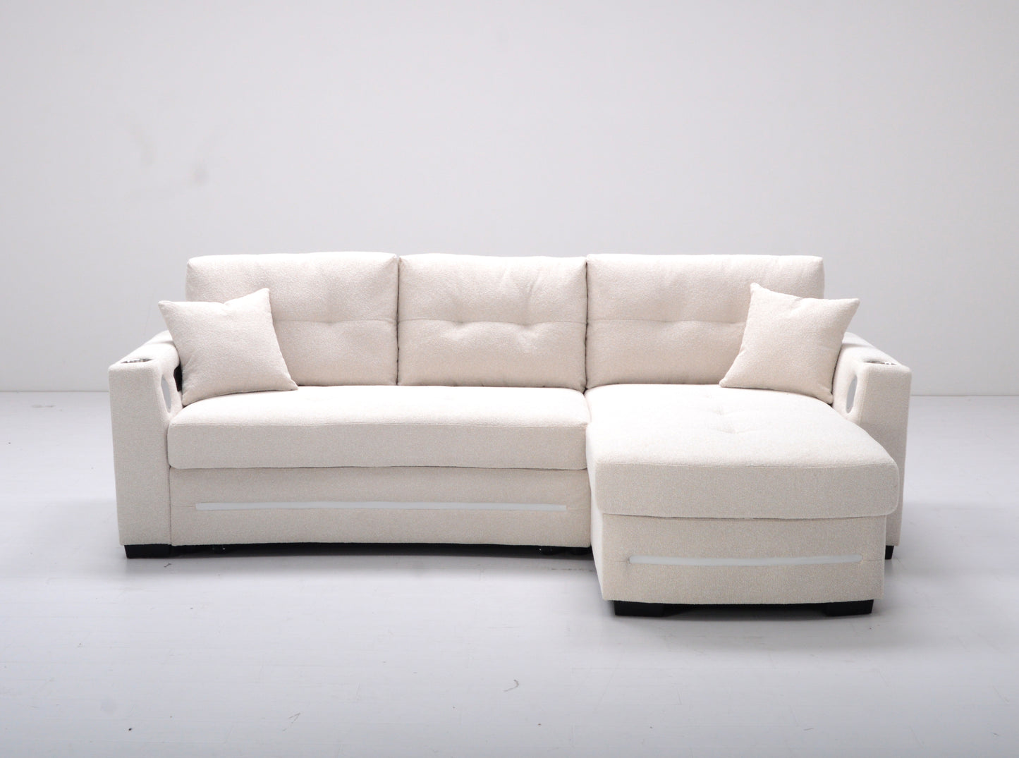 Light up Sofabed in Beige