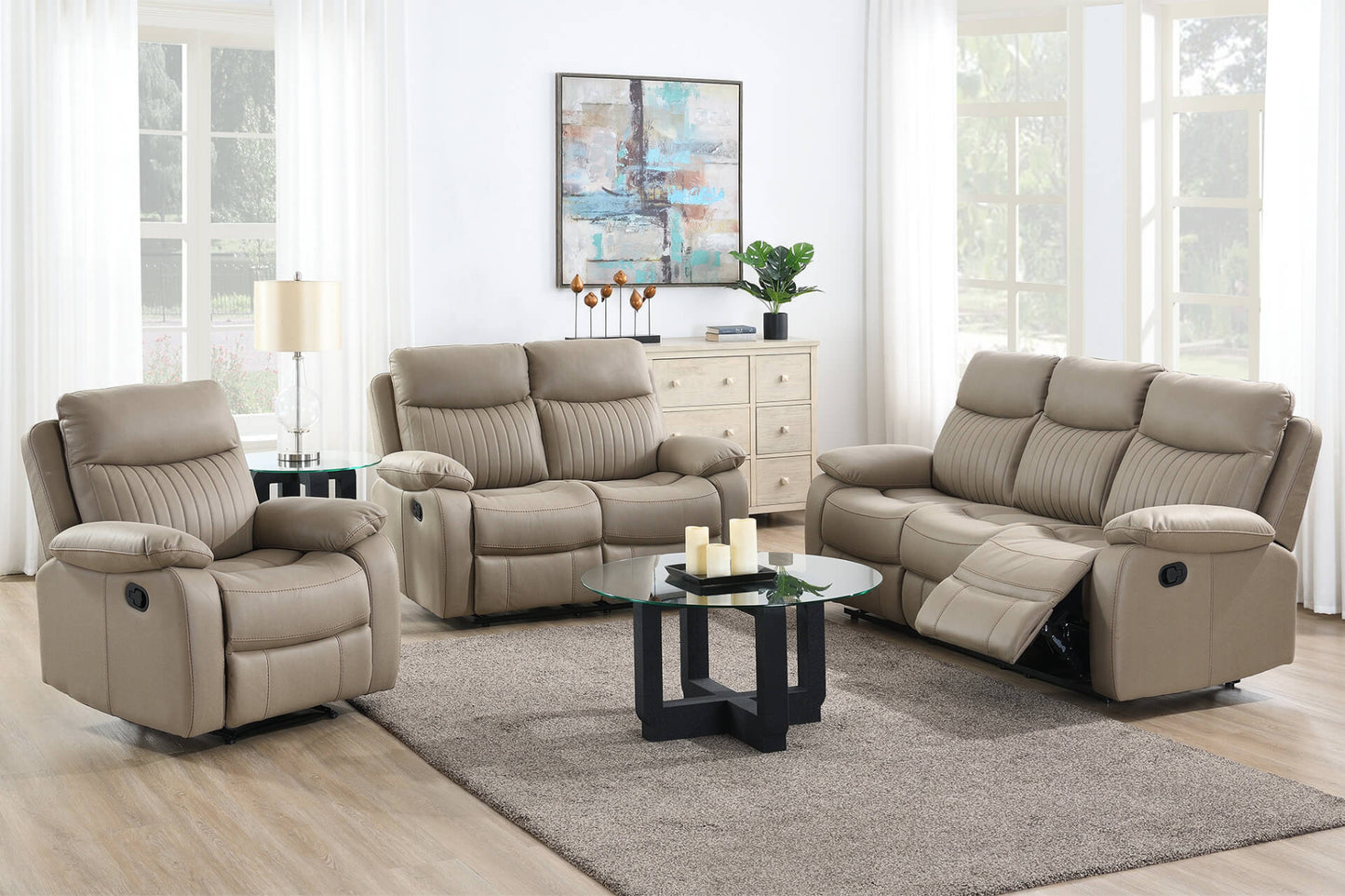 Ross 3 Seater Sand