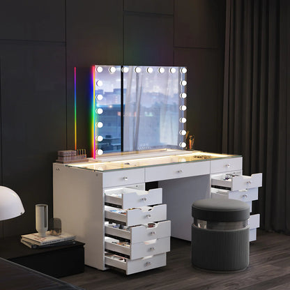 Double Vanity Table