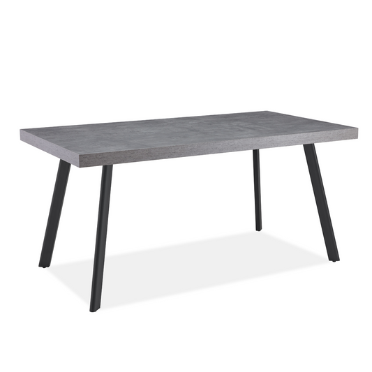 Freddy 1.6m Table in Grey Marble