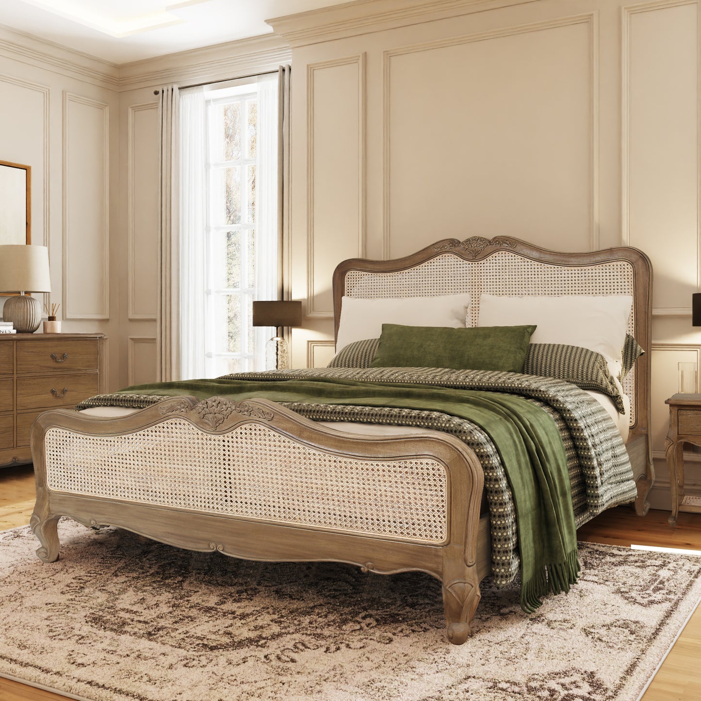 5ft Rattan Bed