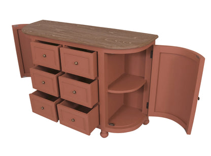 Jordan 6 Drawer Sideboard (4 Colours)