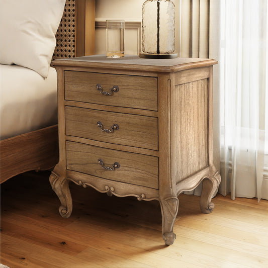 Rattan 3 Drawer Locker