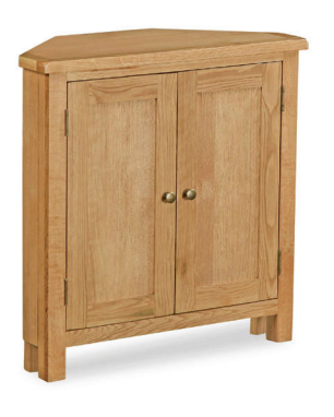 Salis Oak Corner Cupboard