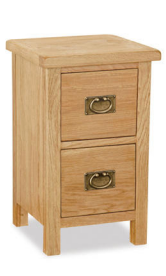 Salis Oak Narrow Bedside Locker