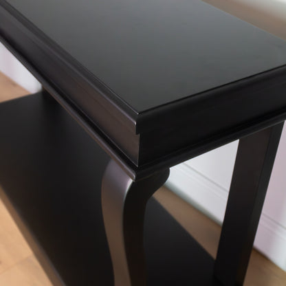 Scroll Console Black (Flat pack)