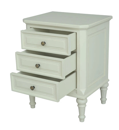 Nessa 3 Drawer Beside Locker - Lime White