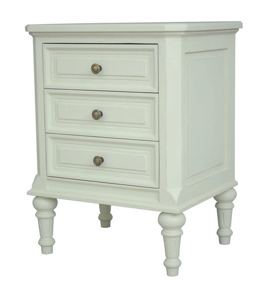 Nessa 3 Drawer Beside Locker - Lime White