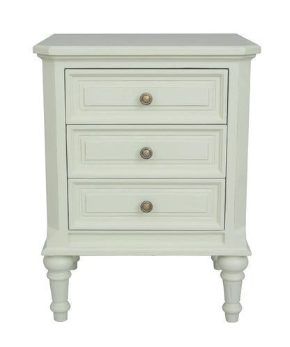 Nessa 3 Drawer Beside Locker - Lime White