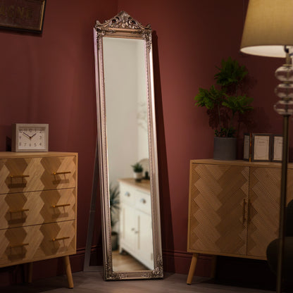 Chateau Cheval Mirror Silver