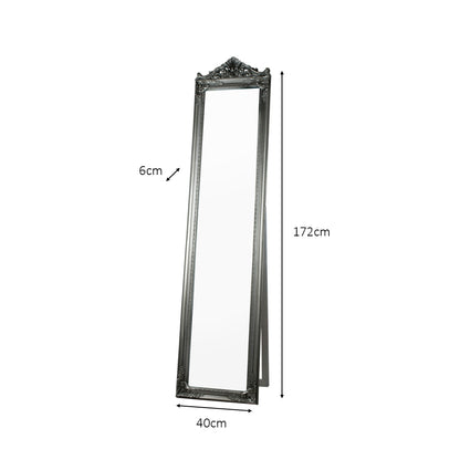 Chateau Cheval Mirror Silver