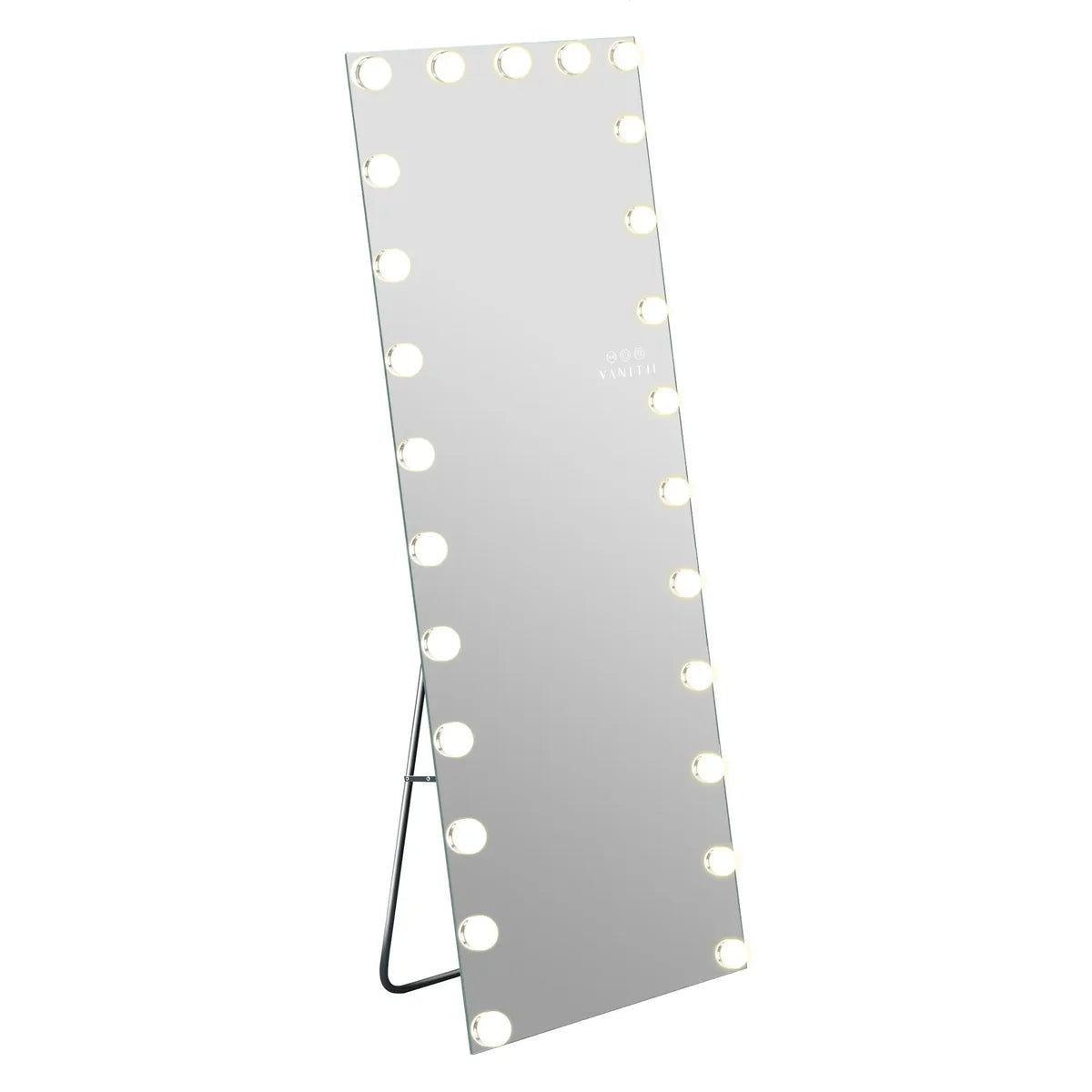 Hollywood standing mirror with RGB light